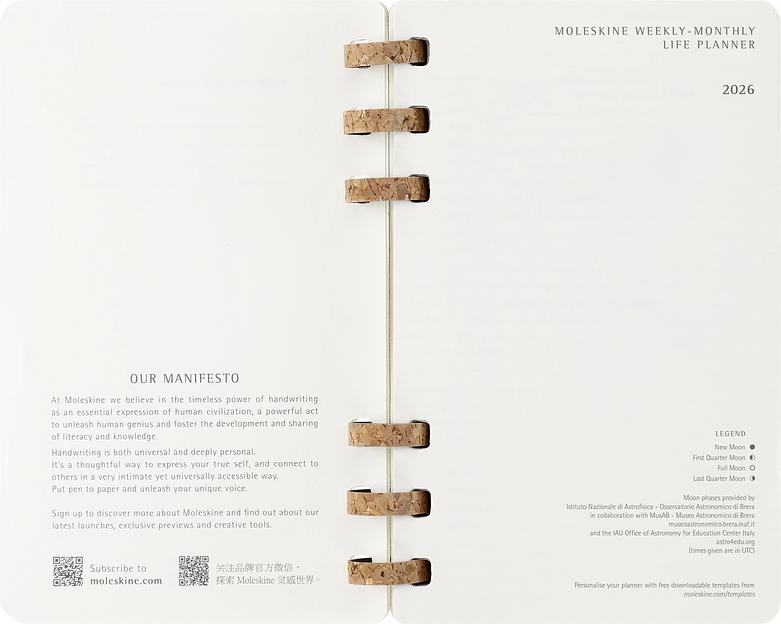 Еженедельник Moleskine SPIRAL Large 130х210мм PP 200стр. спираль черный фото 4