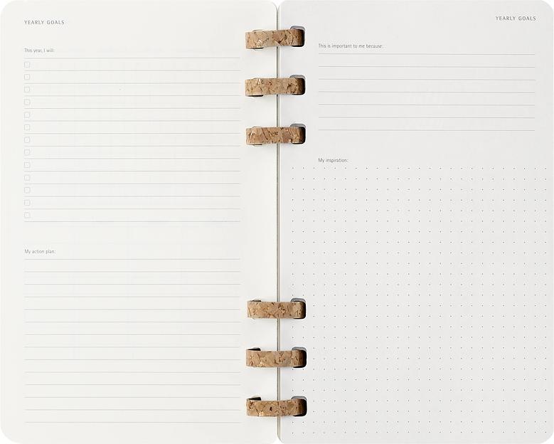 Еженедельник Moleskine SPIRAL Large 130х210мм PP 200стр. спираль черный фото 9