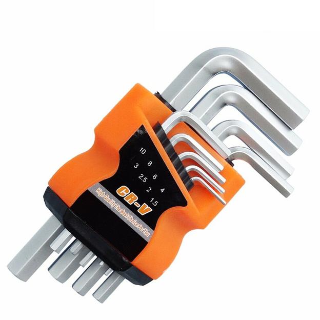 Набор Шестигранных Коротких Ключей Sansheng 9 Шт Ss-9pc-Short фото 2