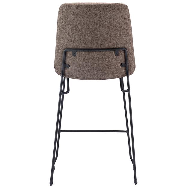 Стул барный Niels, рогожка, темно-коричневый фото 5