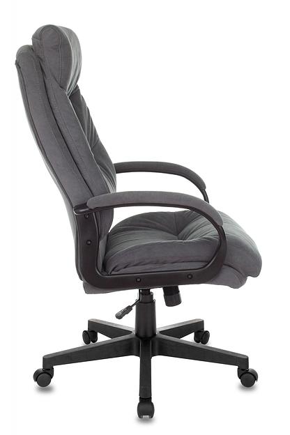 Кресло руководителя Бюрократ CH-824 Fabric серый Alfa 44 крестовина пластик фото 3