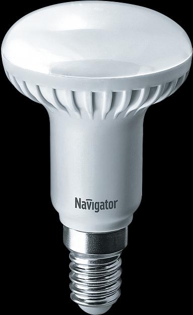 Лампа светодиодная LED зеркальная 5вт E14 R50 теплая фото 1