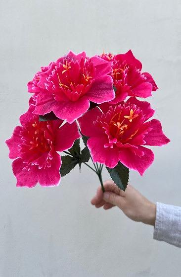 Искусственные цветы ПластЦвет «Лотос» ОПТ фото 1