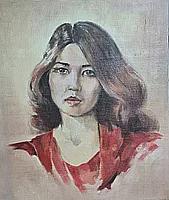 Одинарный портрет маслом на холсте с натуры на заказ от творческой мастерской «Лотос» г. Астана фото 1