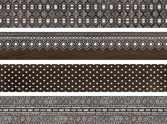 Керамогранит Kerama Marazzi Про Вуд коричневый декорированный обрезной 1790х300 фото 1