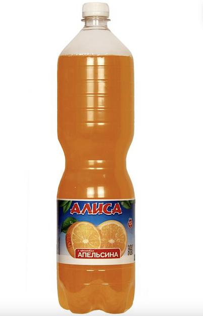 Лимонад апельсиновый «Алиса» 0,5 л, опт фото 1