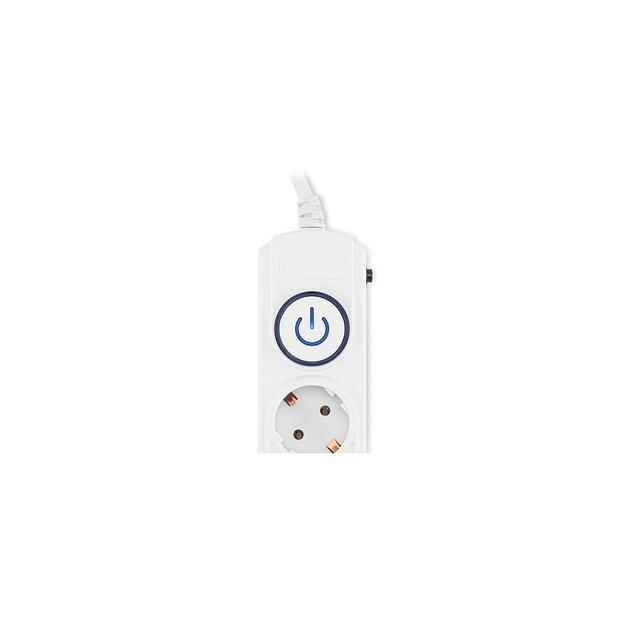 Сетевой фильтр Ippon BK-6-EU-1.8-16-W, 1.8м, белый фото 1