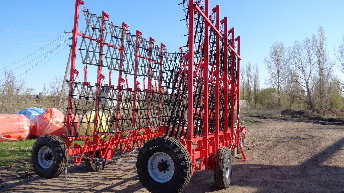 Борона зубовая двухследная БЗУ 19 м. фото 4