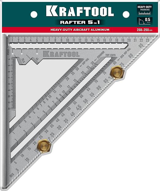KRAFTOOL 250 мм, 5-в-1, Высокоточный кровельный угольник (3441-25) фото 3