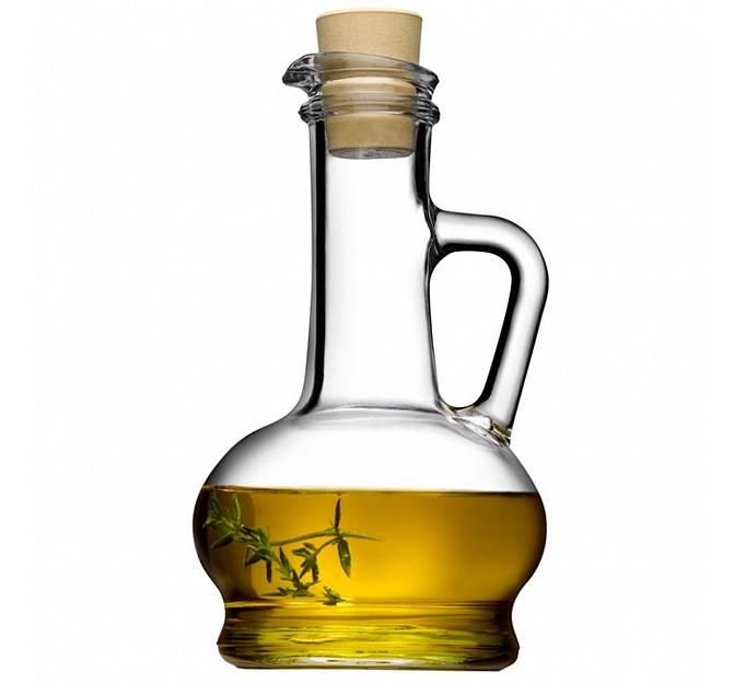 Бутылка для масла и уксуса 260 мл. d=91 мм. h=157 мм. с ручкой и проб. Оливия /1/12/480/ фото 1