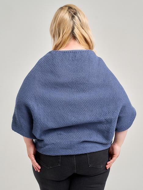 Кардиган Аванта синий 44-52, 54-62 ОПТ фото 4