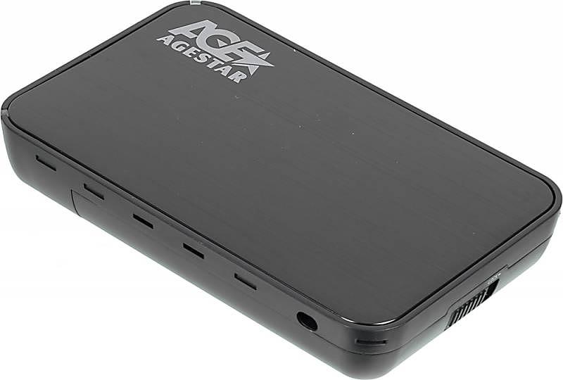 Внешний корпус для HDD AgeStar 3UB3A8-6G SATA II пластик черный 3.5" фото 2