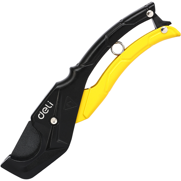 Труборез для пластиковых труб Deli DL25003 диаметр реза до 33мм, лезвия с тефлоновым покрытием, сталь SK5 фото 1