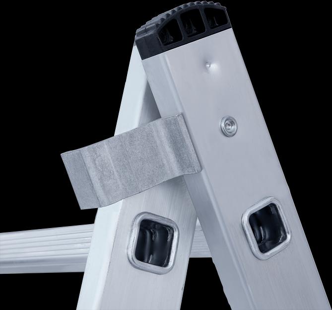 Лестница алюминиевая двухсекционная NV 1220 2×10 ОПТ фото 9