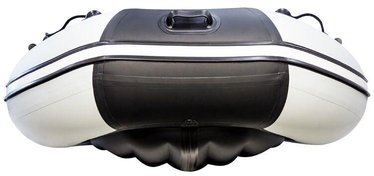 Лодка Ривьера Компакт 2900 НДНД, 2900*1500*420 мм., цвет: серый-черный фото 6