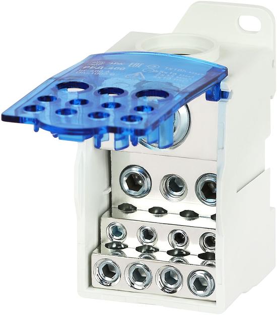 Распределительный блок на DIN-рейку РБД-400А фото 2