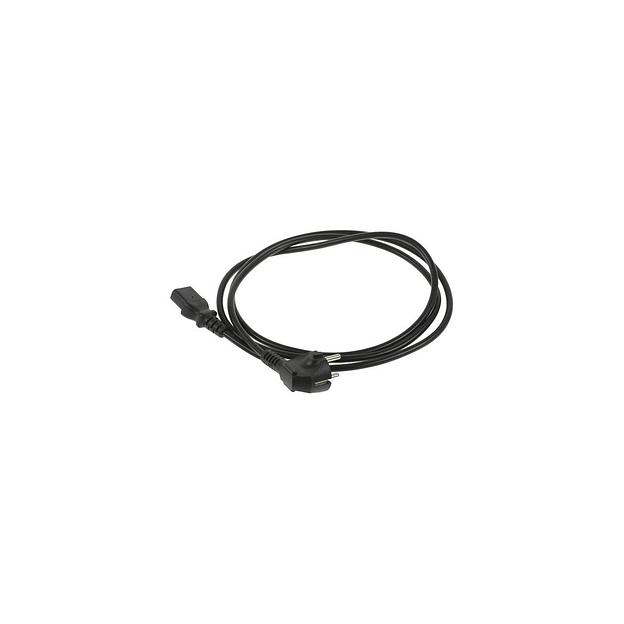 Шнур питания Rem (R-10-Cord-C13-S-1.8) C13-Schuko проводник.:3x1мм2 1.8м 220В 10А (упак.:1шт) черный фото 1