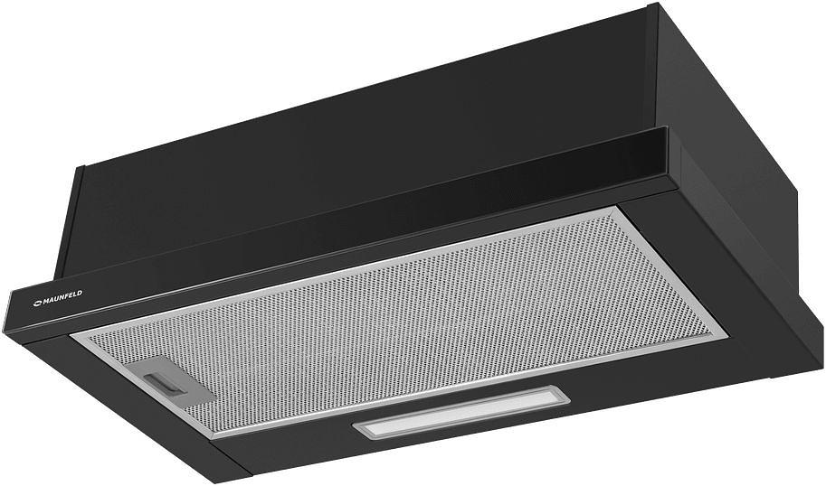 Вытяжка встраиваемая Maunfeld Clyde 50 черный управление: кулисные переключатели (1 мотор) фото 1