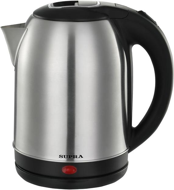 Чайник электрический Supra KES-1823 1.8л. 1500Вт серебристый/черный (корпус: нержавеющая сталь) фото 1