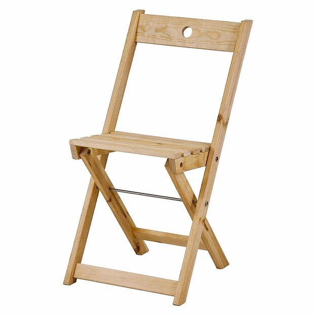 Складной стул Опус Slim, натуральный, опт фото 1