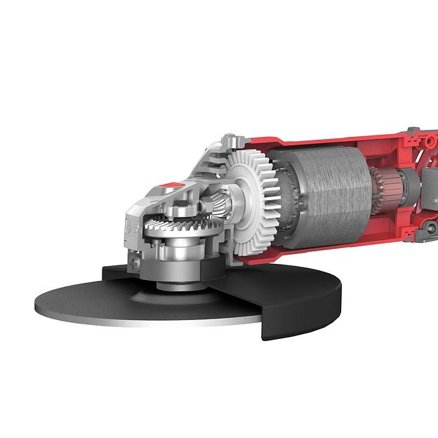 ЗУБР Угловая шлифовальная машина [УШМ-230-2205 П] { 2200 Вт, d230 мм } фото 3