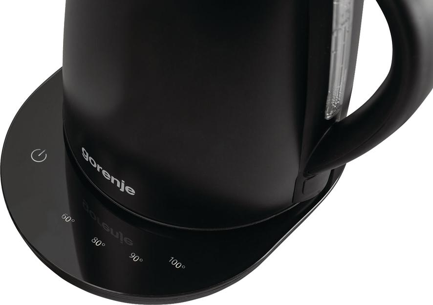 Чайник электрический Gorenje K17TRB черный фото 3