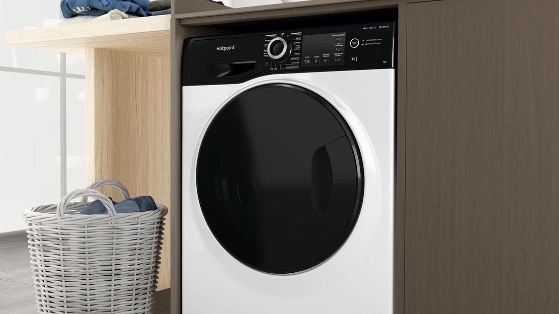 Стиральная машина Hotpoint NSB 7249 ZD AVE RU класс: A загр.фронтальная макс.:7кг белый инвертер фото 5