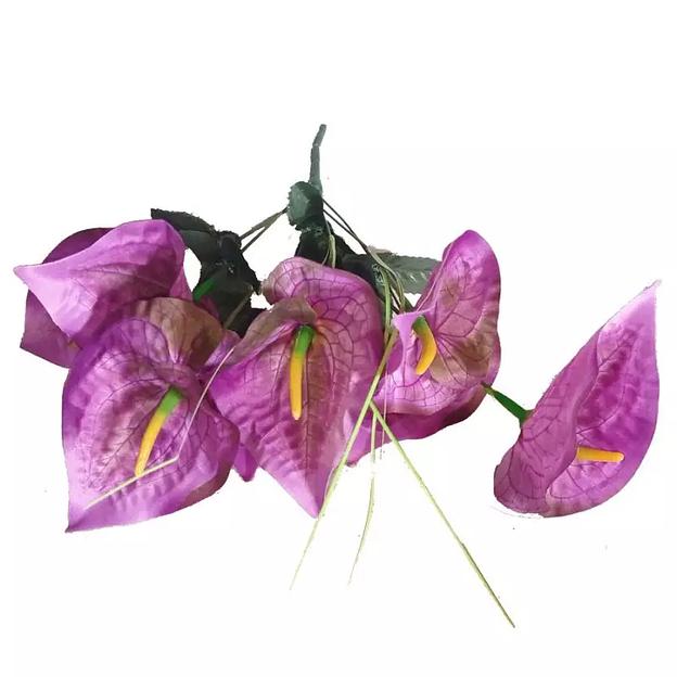 Букет с каллами на 8 голов 40см 335-012 фото 2