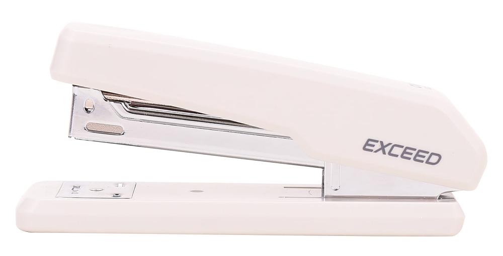 Степлер Deli E0300WHITE Exceed 24/6 26/6 (25листов) белый 100скоб металл/пластик коробка фото 2