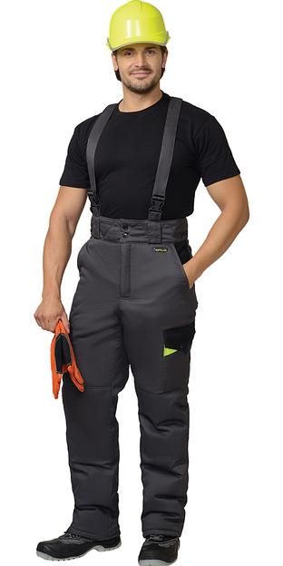 Костюм «Сириус-Ховард» зимний куртка и брюки, темно-серый ОПТ фото 6