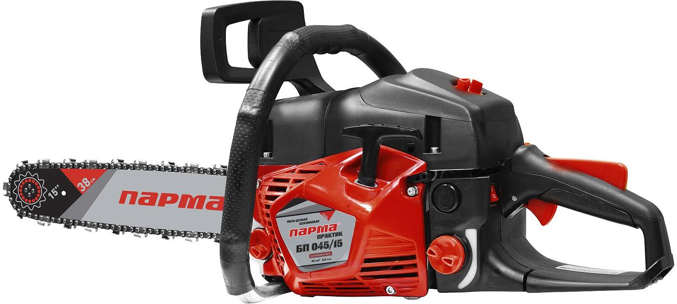 Бензопила Парма БП 045/15 1800Вт 2.5л.с. дл.шин.:16" (38cm) фото 1