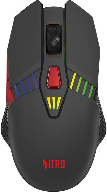 Мышь Acer Nitro OMR305 черный оптическая (3200dpi) беспроводная BT/Radio USB (6but) фото 1