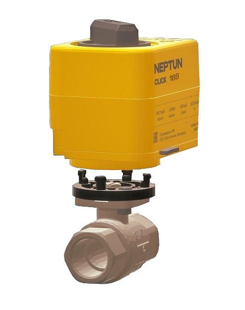 Кран с электроприводом Neptun Bugatti Click 12В 3/4 фото 1