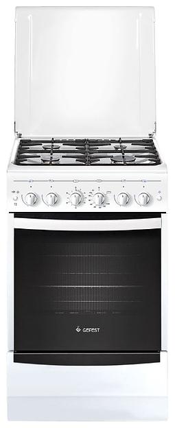 Плита Газовая Gefest 5100-02 белый реш.чугун фото 1
