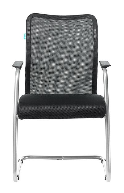 Кресло Бюрократ CH-599AV черный TW-01 сиденье черный TW-11 сетка/ткань полозья металл металлик фото 2