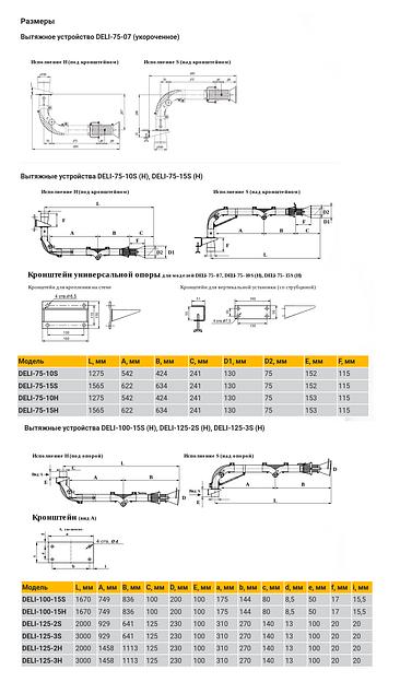 Настольное вытяжное устройство DELI фото 4