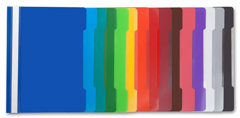 Папка-скоросшиватель Бюрократ -PS20RED A4 прозрач.верх.лист пластик красный 0.12/0.16 фото 2