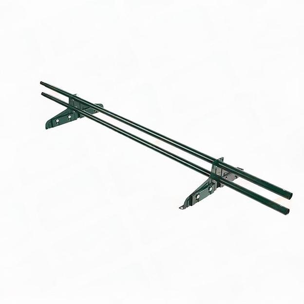 Снегозадержатель трубчатый Русский Рубеж 2.0, D-25 мм, 1.5 м для фальцевой кровли, зелёный мох RAL 6005 фото 1