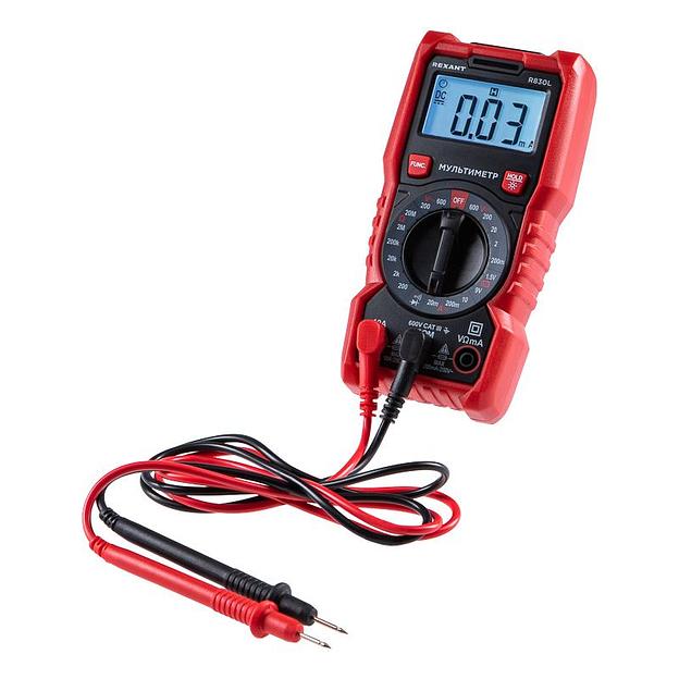 Мультиметр портативный Rexant R830L 13-3106 фото 2