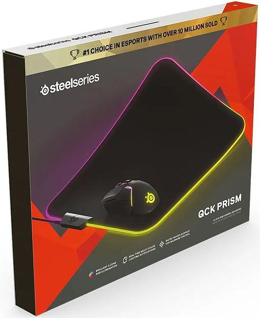 Коврик для мыши Steelseries QcK Prism Cloth черный фото 2