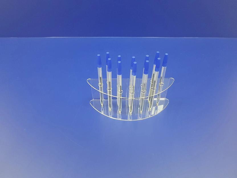 Подставка для ручек карандашей кистей 12 секции (размещение полукруг) фото 3