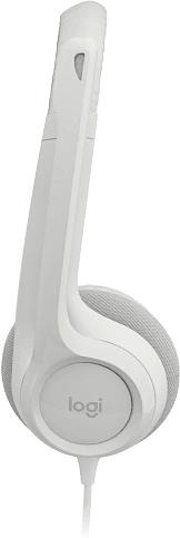 Наушники с микрофоном Logitech H390 белый накладные USB оголовье (981-001288) фото 2