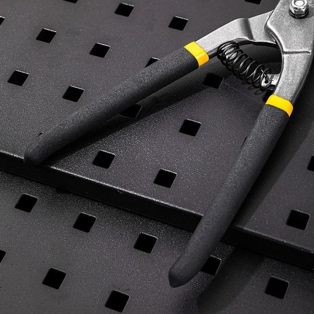 Режущий инструмент (пилы, ножовки, ножи, ножницы) Deli Ножницы по металлу прямые Deli DL4371 250мм, высокоуглеродистая сталь 55, прорезиненная рукоятка фото 7