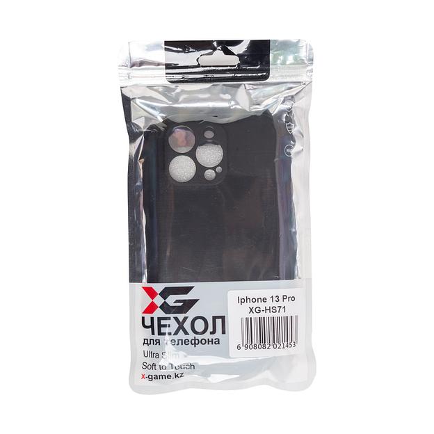 Чехол для телефона X-Game XG-HS71 для Iphone 13 Pro Силиконовый Чёрный Пол. пакет фото 3
