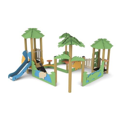 Игровой комплекс «Наш Двор», серия Тропика, артикул T5308 фото 1