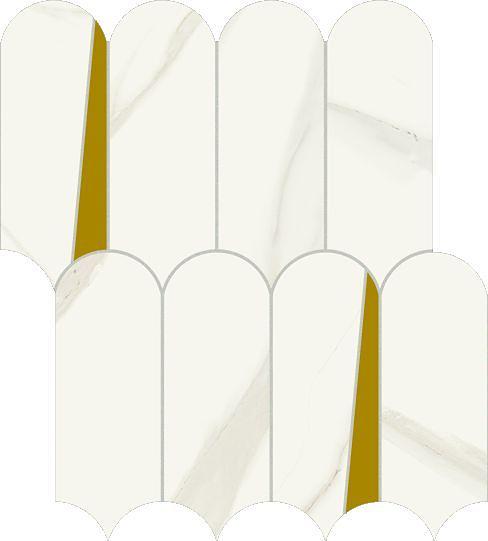 Мозаика Italon Metropolis Calacatta Mosaico Elegant 32,5х36,1 фото 1