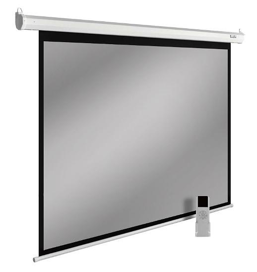 Экран Cactus 150x200см SIlverMotoExpert CS-PSSME-200X150-DG 4:3 настенно-потолочный рулонный темно-серый (моторизованный привод) фото 1