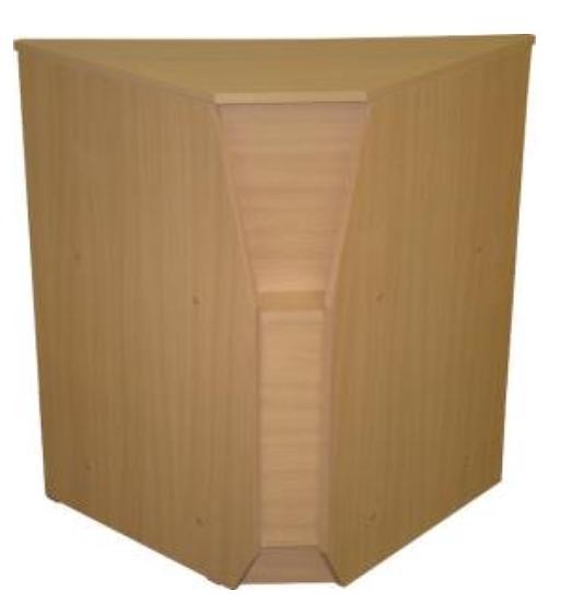 ПУВС Прилавок угловой внутренний 550х900 мм фото 1