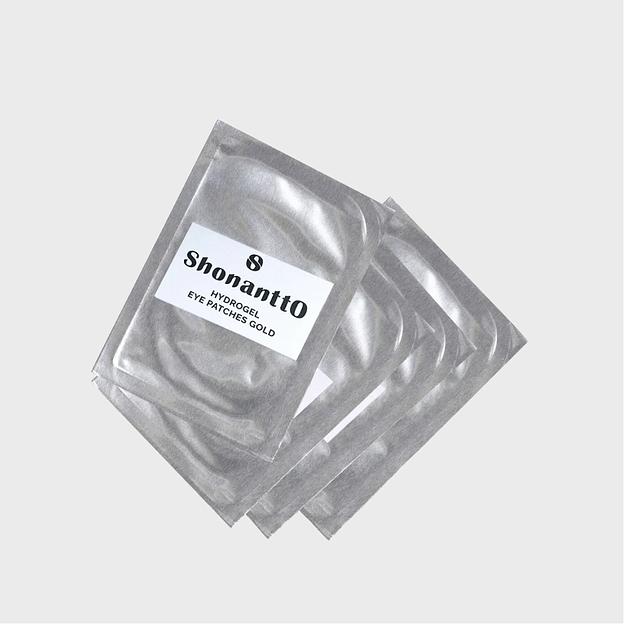 Гидрогелевые патчи для глаз Shonantto Золотые (Hydrogel Eye Patches Gold sachet 2 patchs), опт фото 3