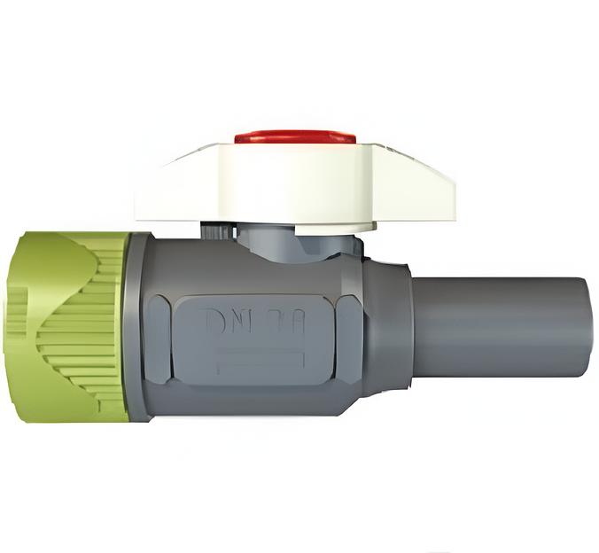 Кран шаровый с адаптером Push Fit фото 1